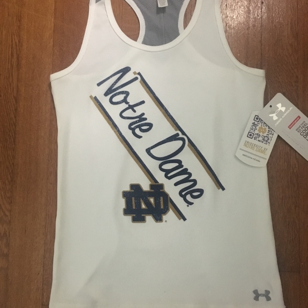 Notre Dame Under Armour Girls Tank Top